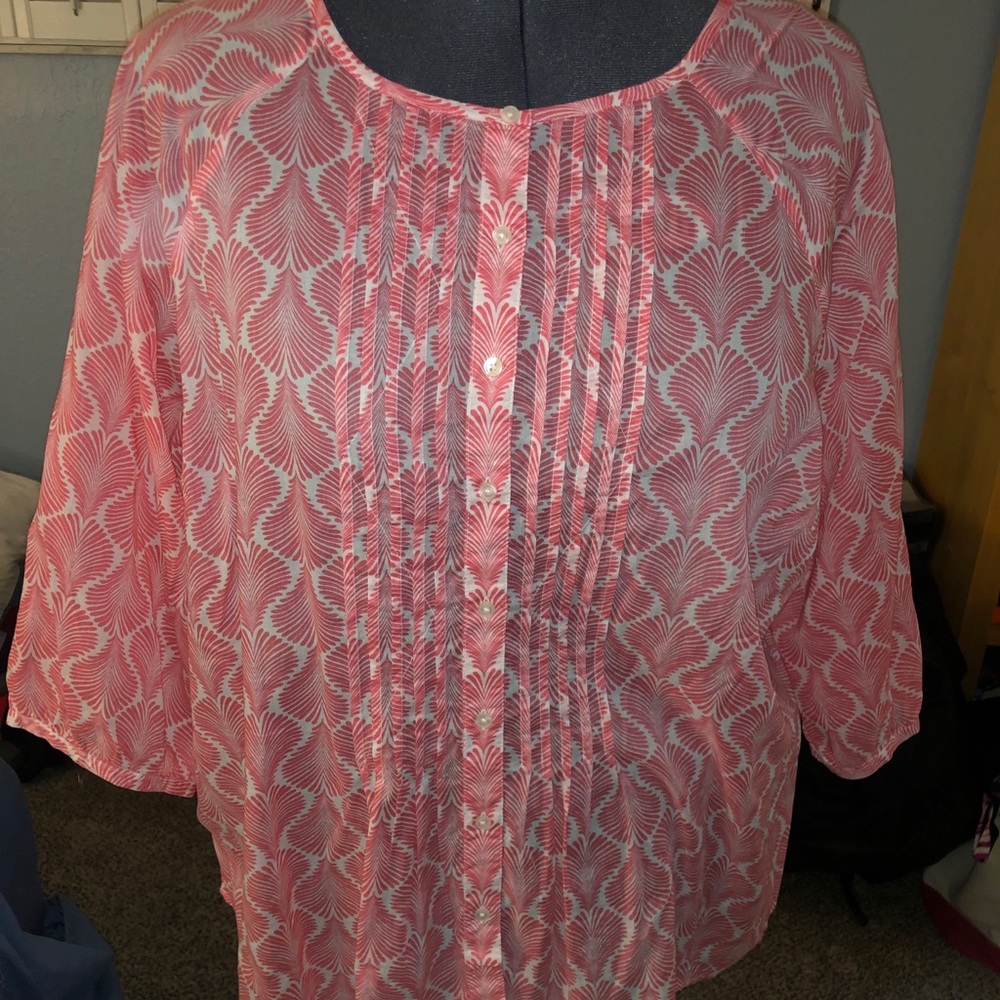 Talbots 3X cotton tunic